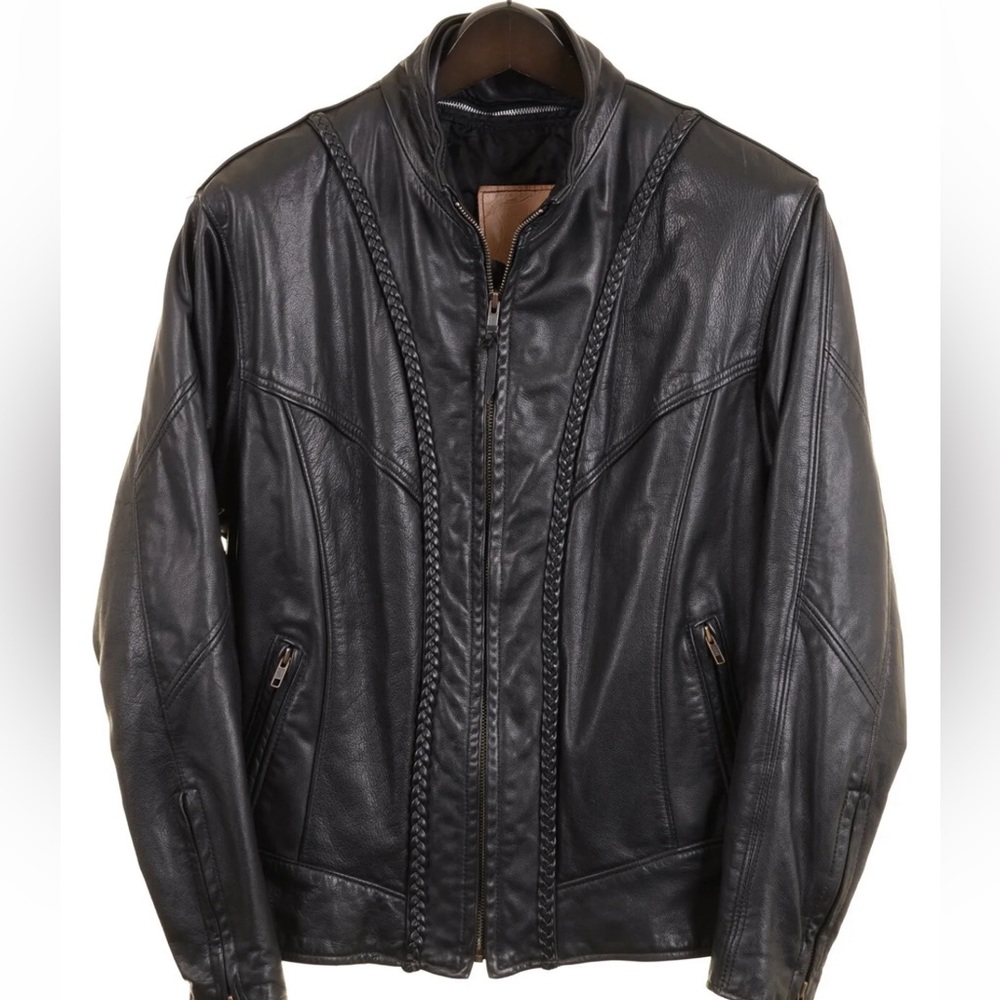 Women’s WALTER DYER Leather Motorcycle Jacket